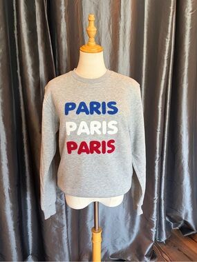 Eiffel Tower Gift Shop ‘PARIS PARIS PARIS' Crewneck Sweatshirt